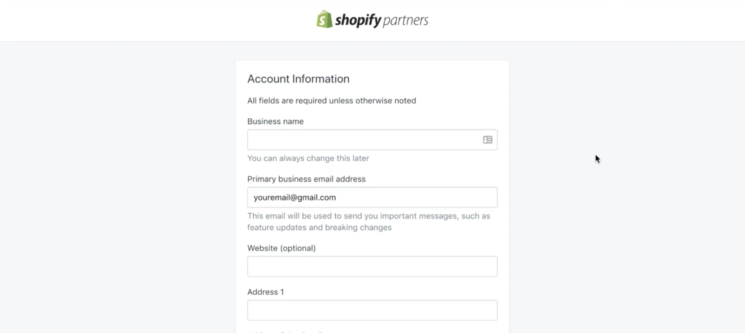Joining Shopify's Affiliate Program